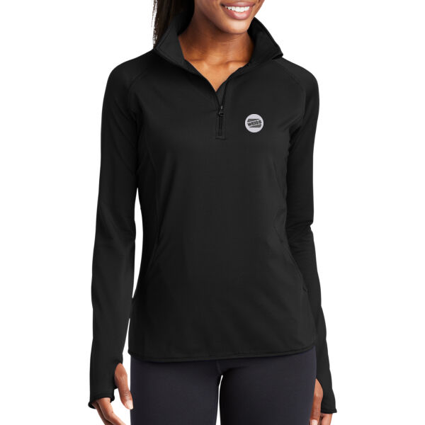 Embroidered WEISS North America, Inc. - Ladies Sport Wick ® Stretch 1/4 Zip Pullover Thumbnail