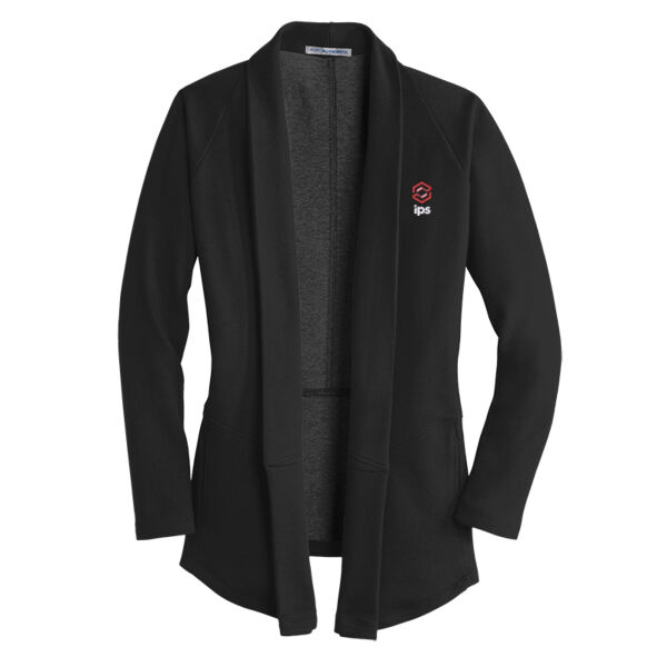 Embroidered IPS - Ladies Interlock Cardigan Thumbnail