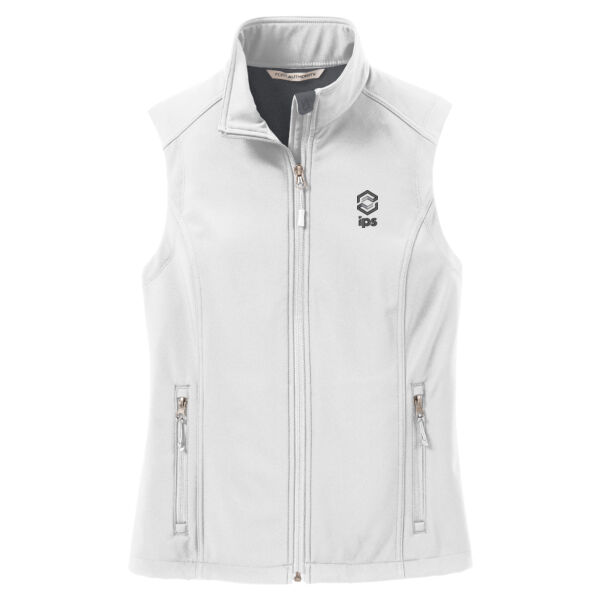 IPS Embroidered - Ladies Core Soft Shell Vest Thumbnail