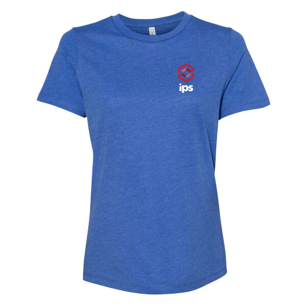Printed IPS - Women’s Relaxed Fit Heather CVC Tee Thumbnail