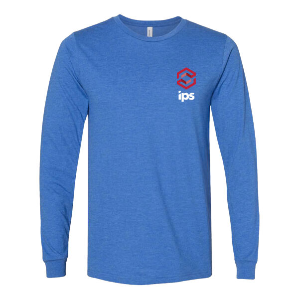 Printed IPS - Unisex Heather CVC Long Sleeve Tee Thumbnail
