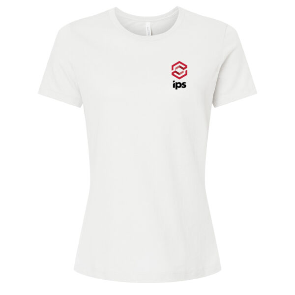 Printed IPS - Women’s Relaxed Fit Heather CVC Tee Thumbnail