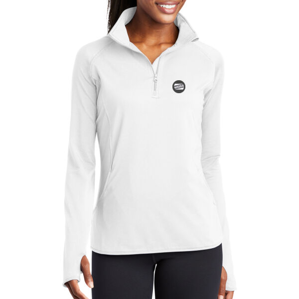 Embroidered Weiss North America Inc. - Ladies Sport Wick ® Stretch 1/4 Zip Pullover Thumbnail