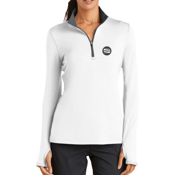 Embroidered Weiss North America Inc. - Ladies Dri FIT Stretch 1/2 Zip Cover Up Thumbnail